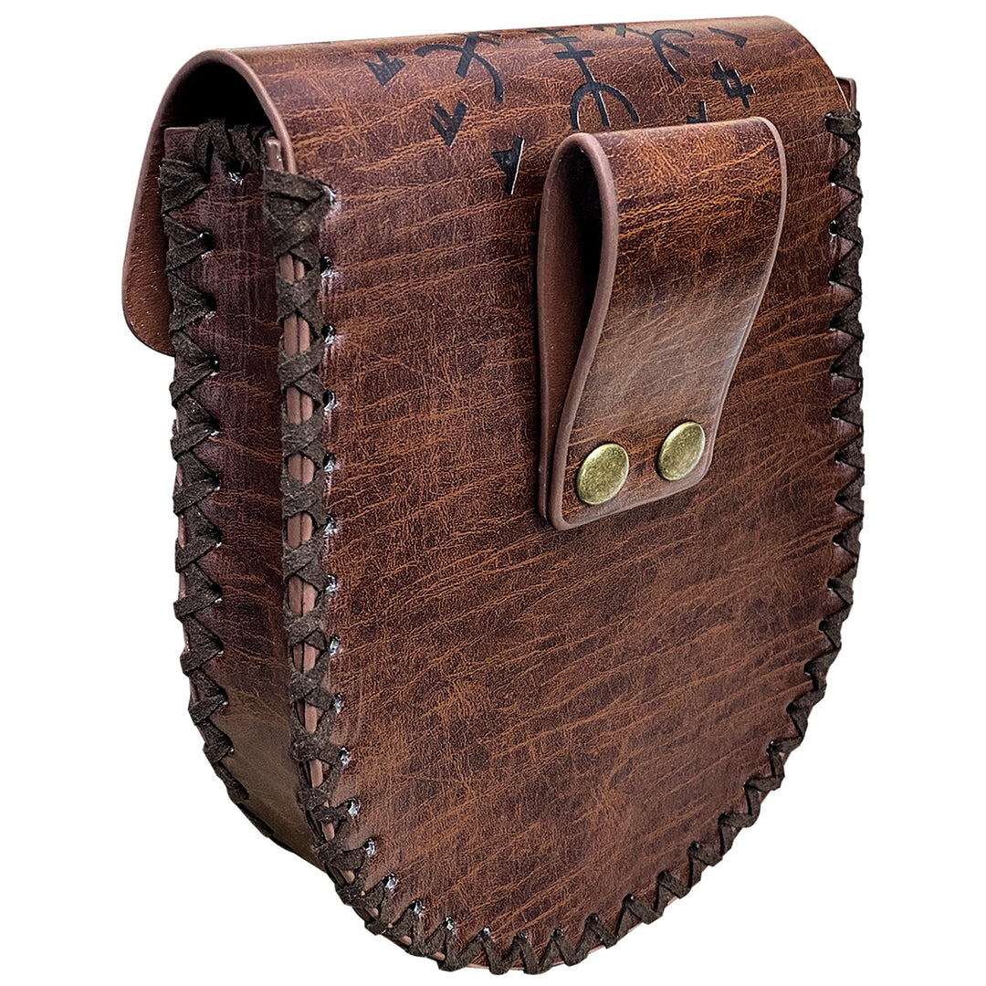 WorldNorse Gürteltasche aus Leder im Wikinger-Stil