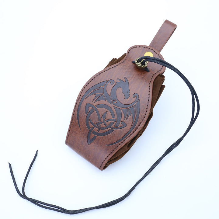 WorldNorse Gürteltasche aus braunem Leder
