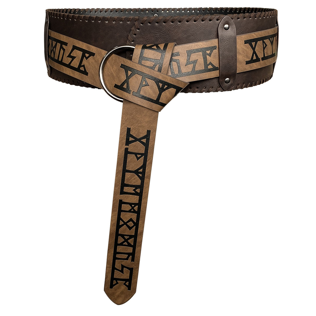 WorldNorse Rivet Rune Keltischer Knoten Breiter Gürtel