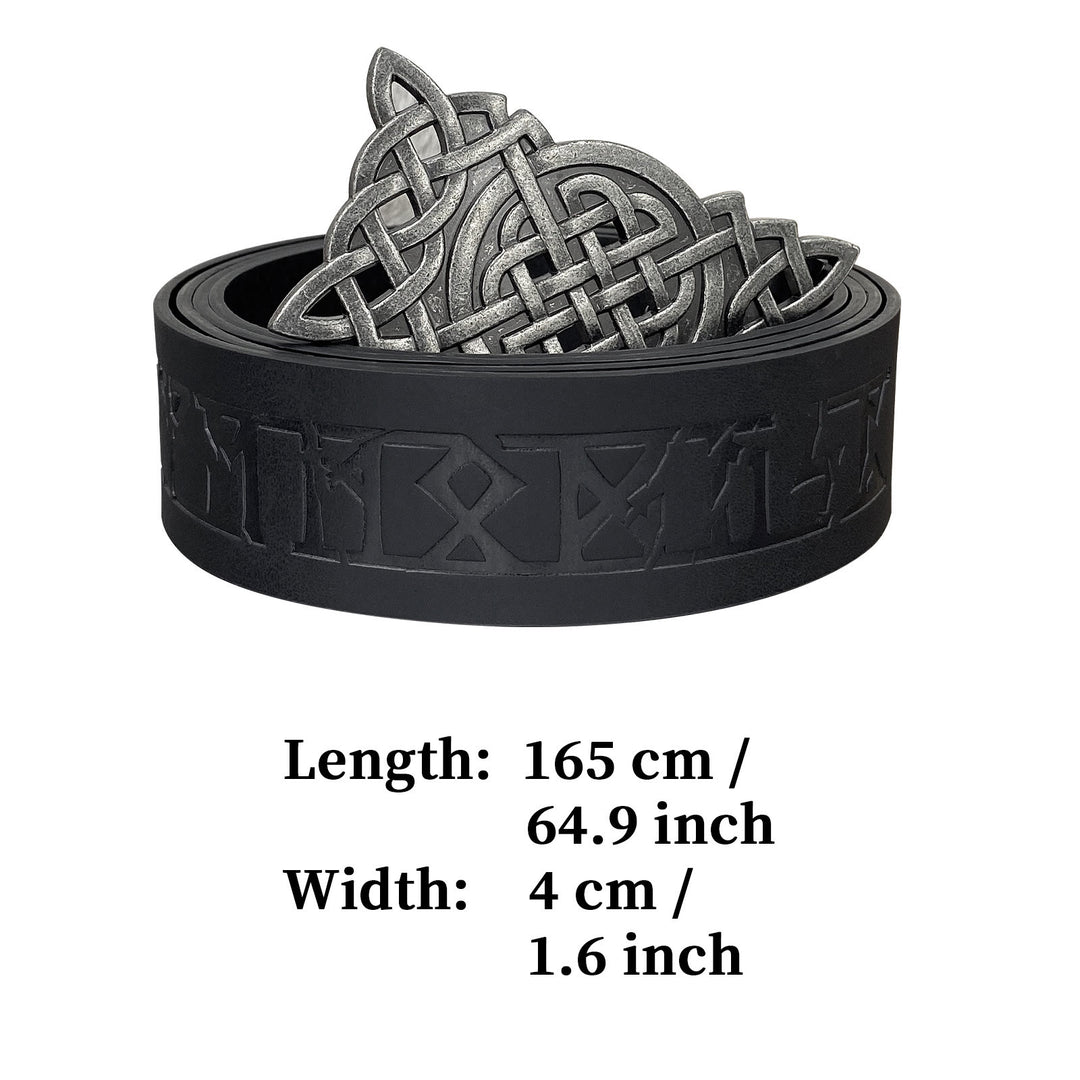 WorldNorse Rivet Rune Keltischer Knoten Schnallengürtel