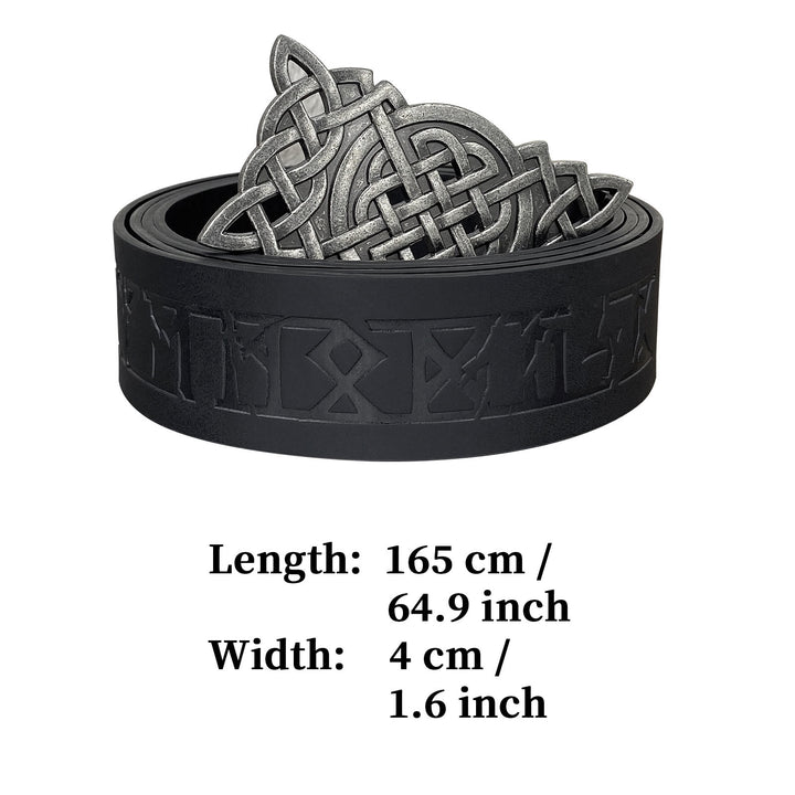 WorldNorse Rivet Rune Keltischer Knoten Schnallengürtel