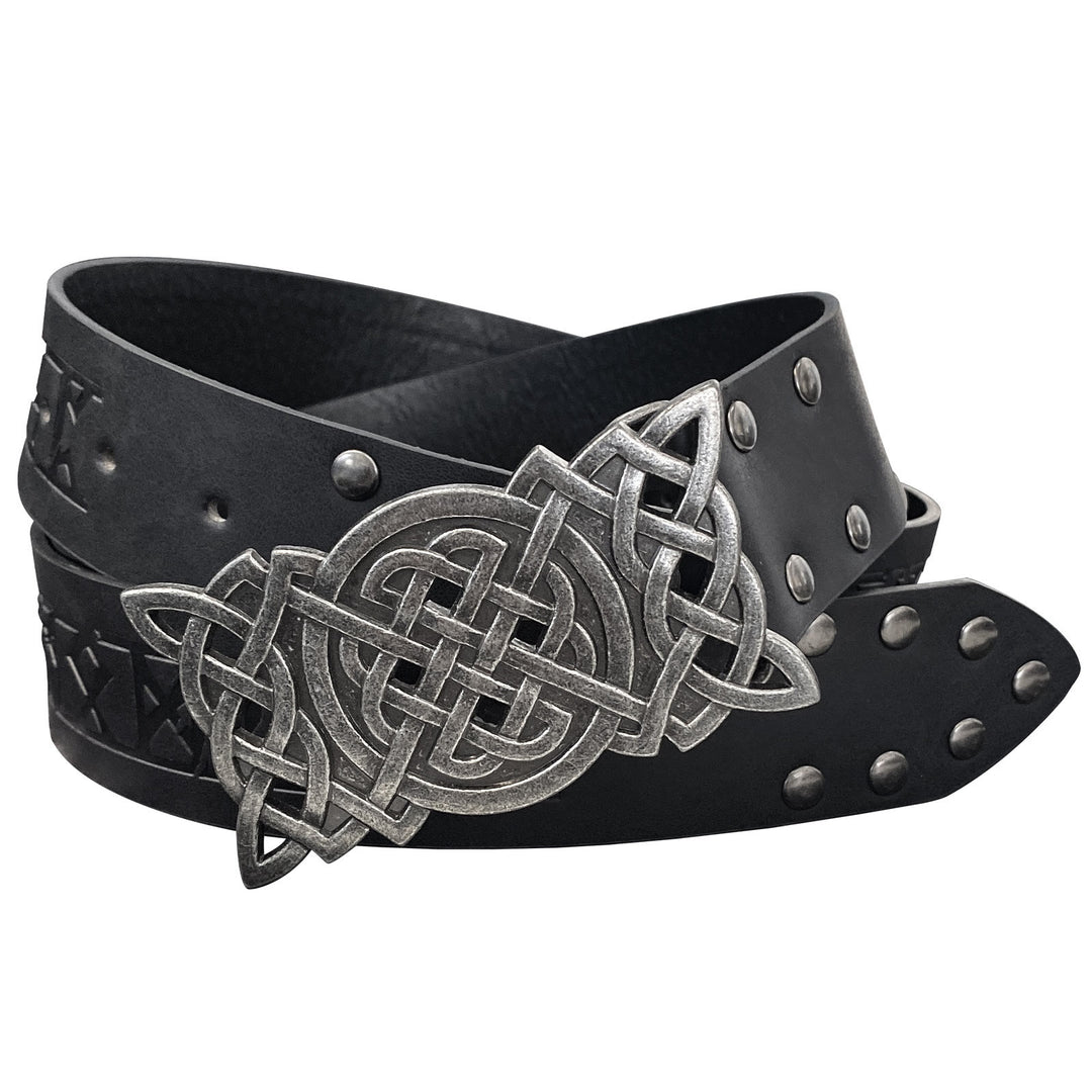 WorldNorse Rivet Rune Keltischer Knoten Schnallengürtel