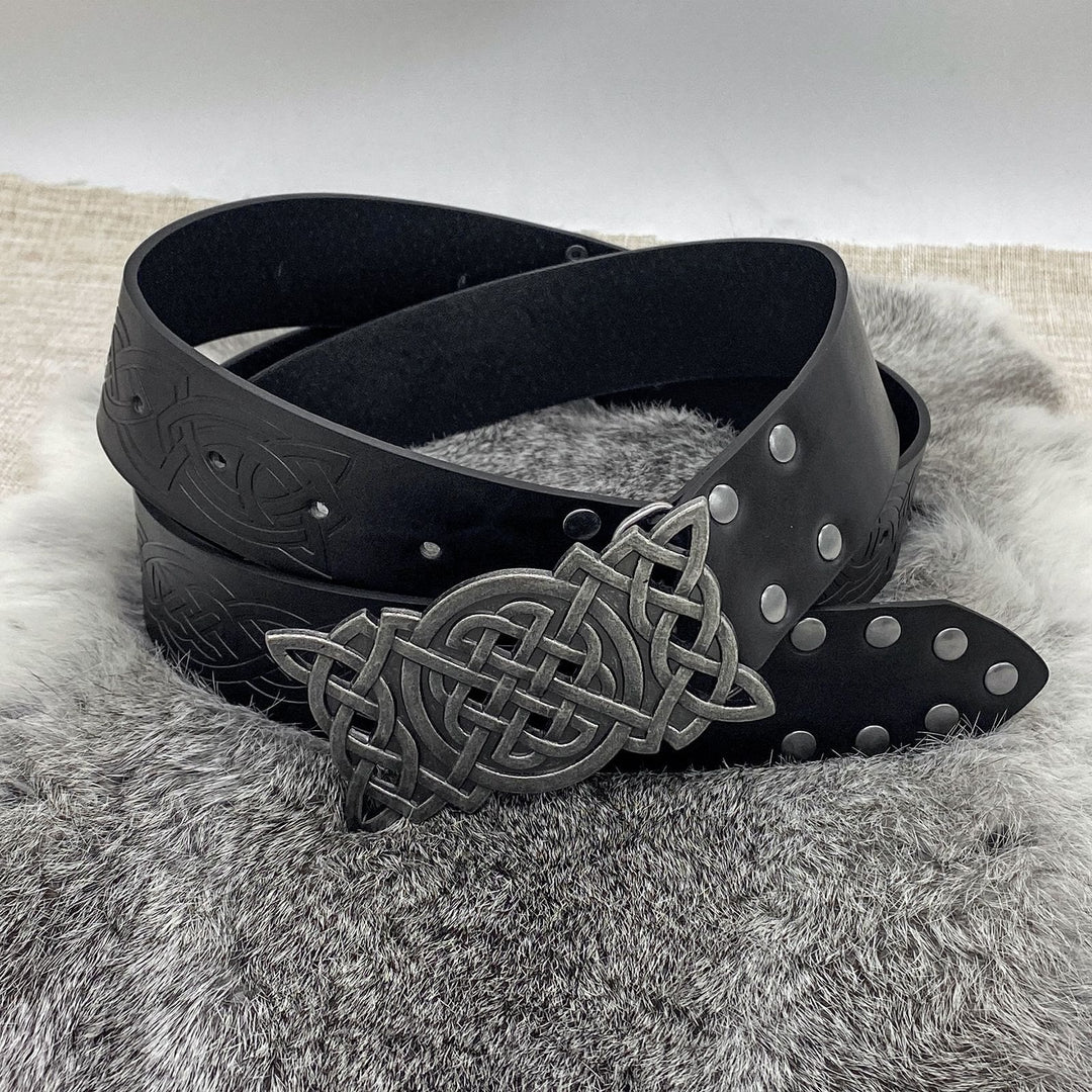 WorldNorse Rivet Rune Keltischer Knoten Schnallengürtel