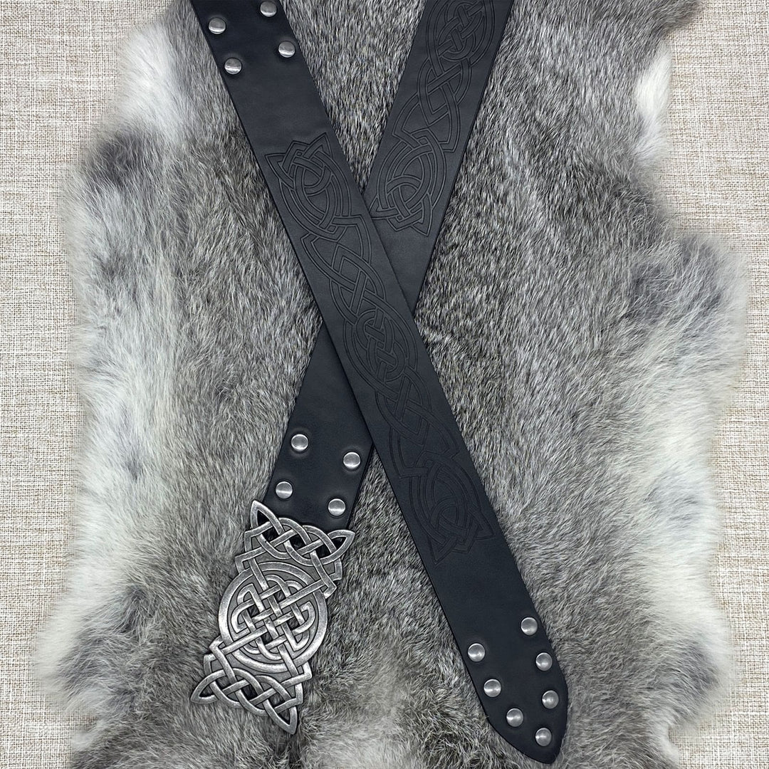WorldNorse Rivet Rune Keltischer Knoten Schnallengürtel
