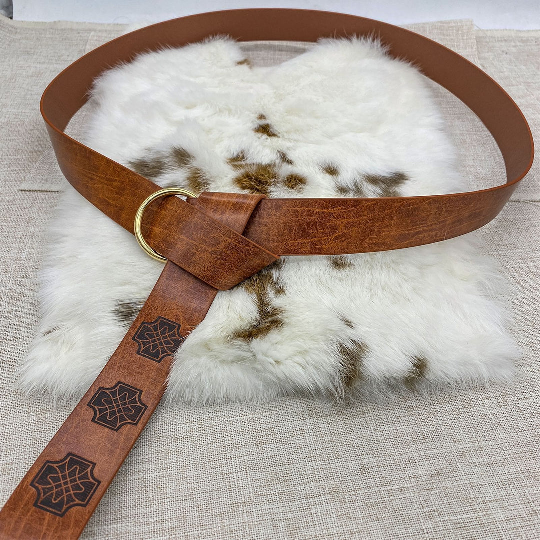 WorldNorse – Gürtel mit geprägtem Keltischer Knoten aus der Wikingerwelt