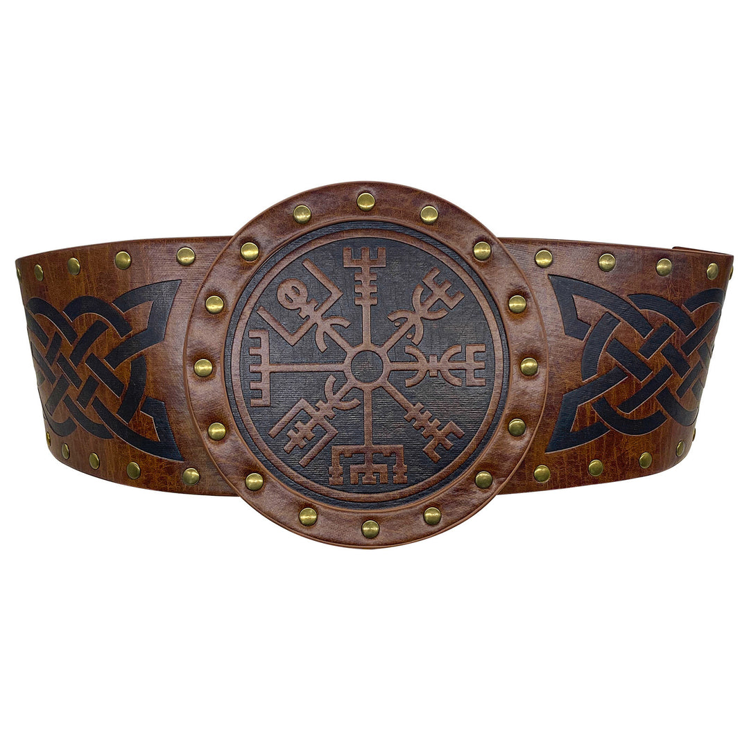 WorldNorse Rivet Keltischer Knoten Vegvisir Hüftgürtel