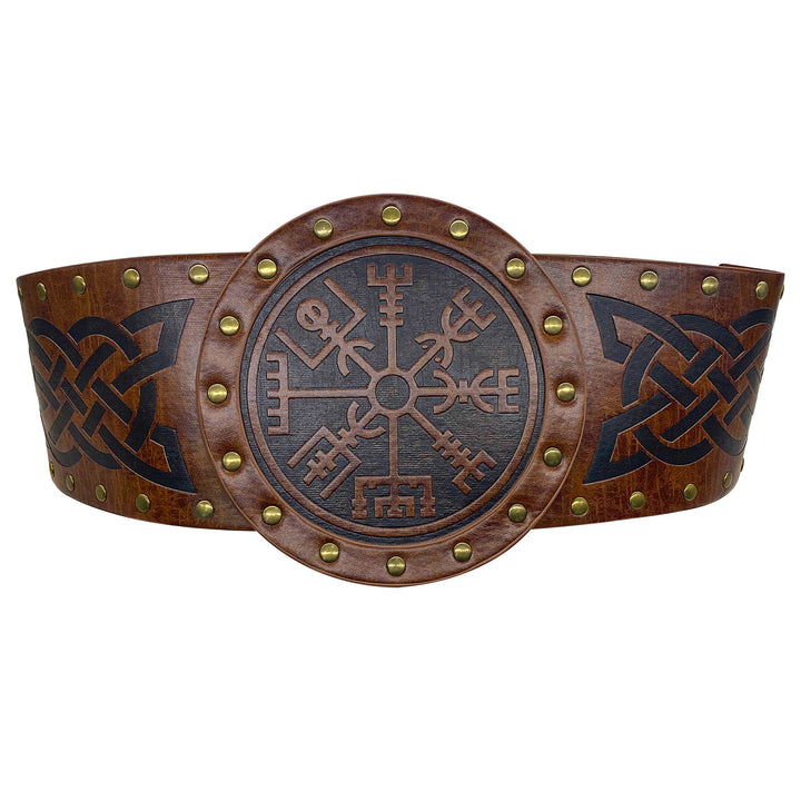 WorldNorse Rivet Keltischer Knoten Vegvisir Hüftgürtel