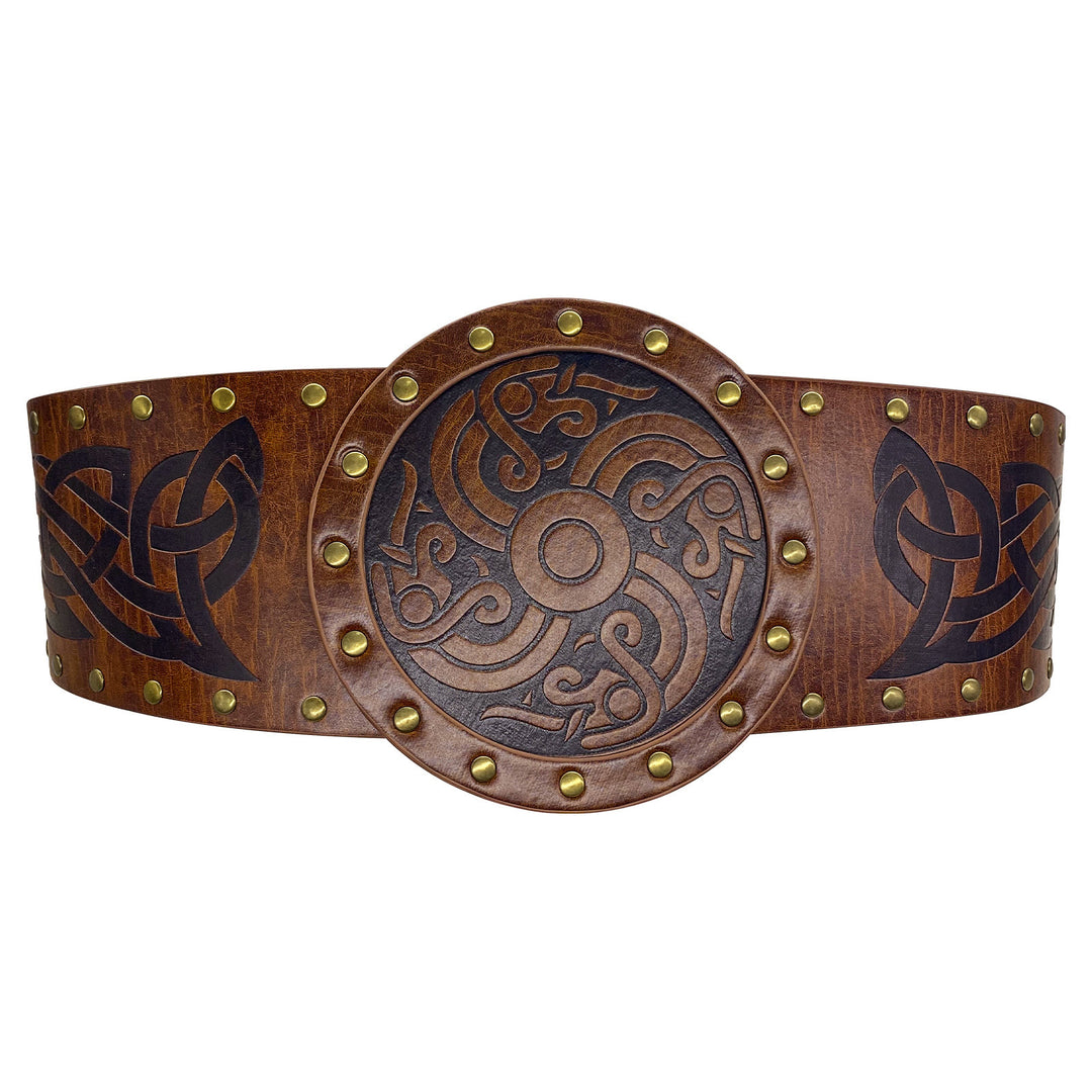 WorldNorse Rivet Keltischer Knoten Vegvisir Hüftgürtel
