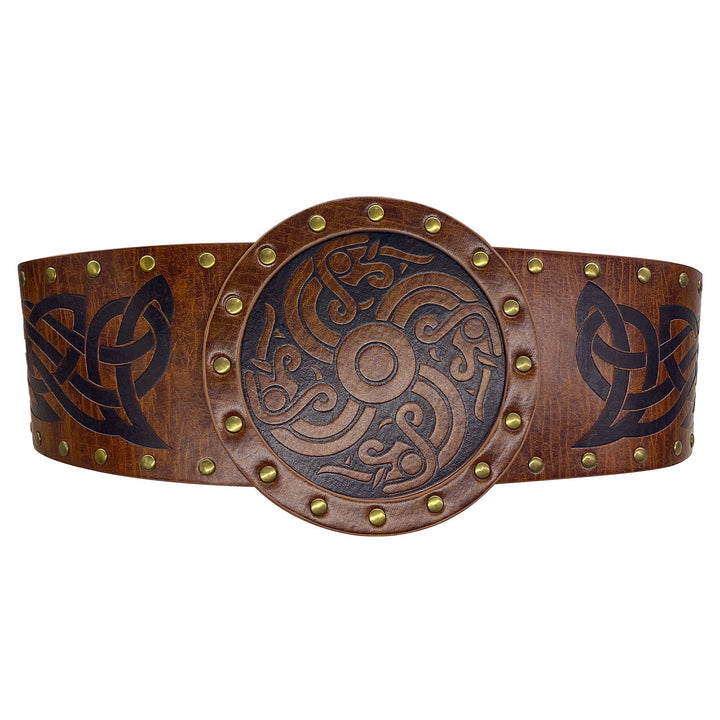 WorldNorse Rivet Keltischer Knoten Vegvisir Hüftgürtel