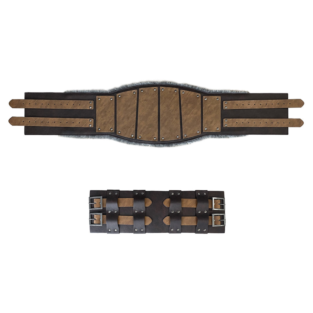 WorldNorse Nordische Rüstung, pelzgefütterter Hüftgurt