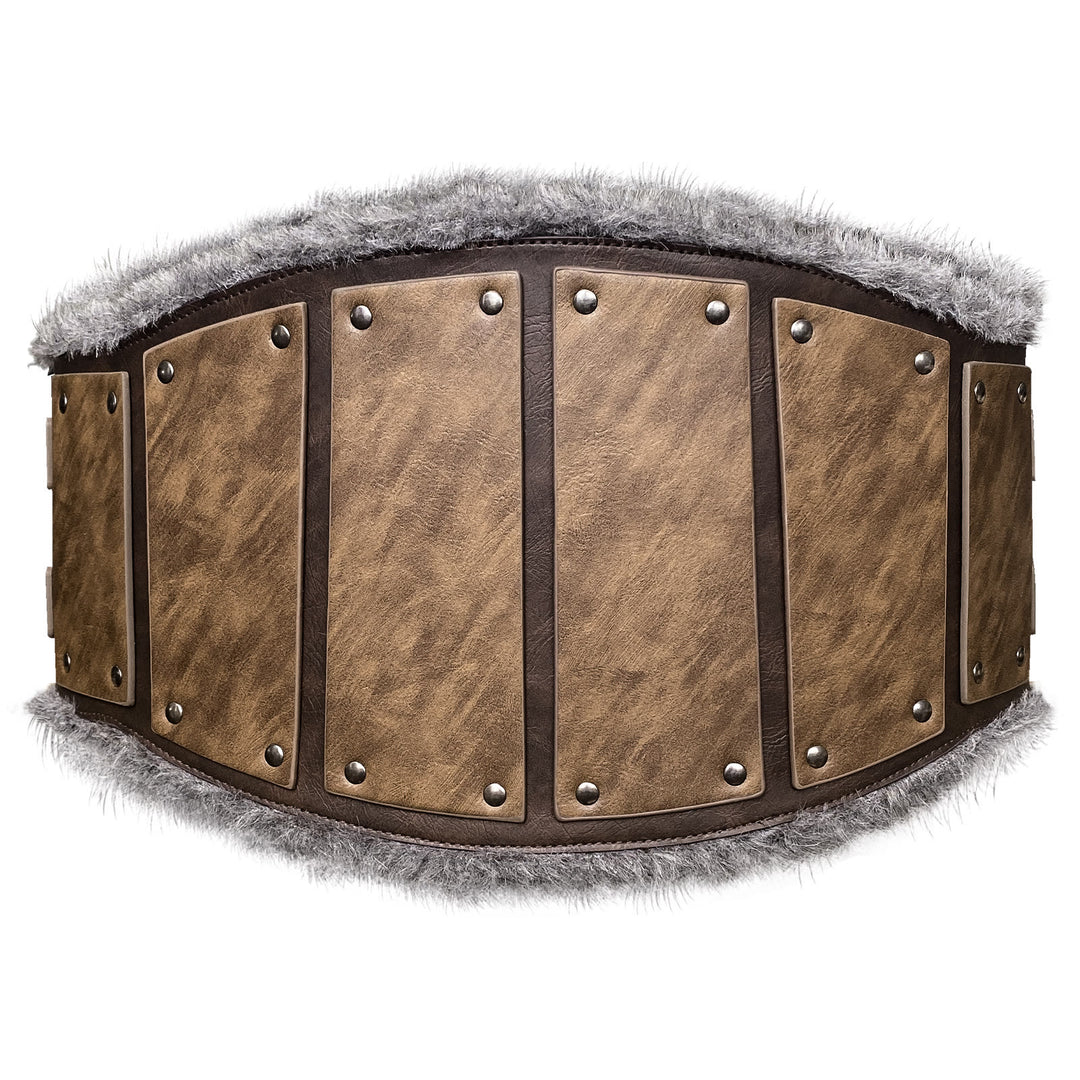 WorldNorse Nordische Rüstung, pelzgefütterter Hüftgurt