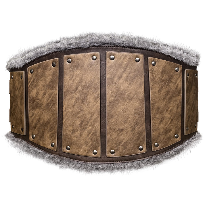WorldNorse Nordische Rüstung, pelzgefütterter Hüftgurt