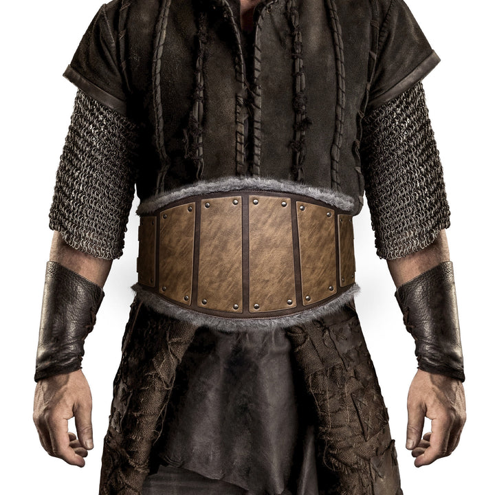 WorldNorse Nordische Rüstung, pelzgefütterter Hüftgurt