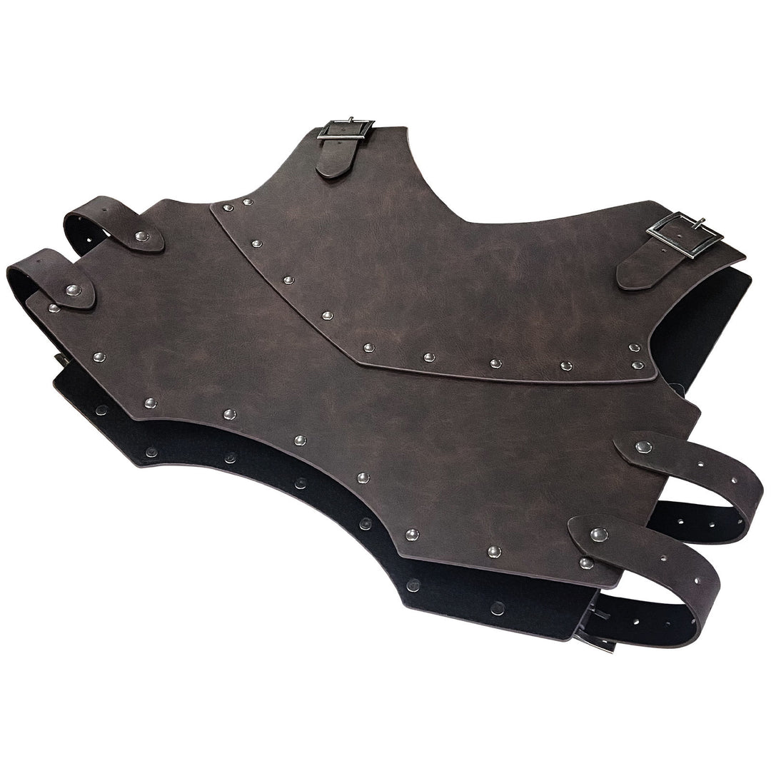 WorldNorse Retro Söldnerritter Brustpanzer aus Leder
