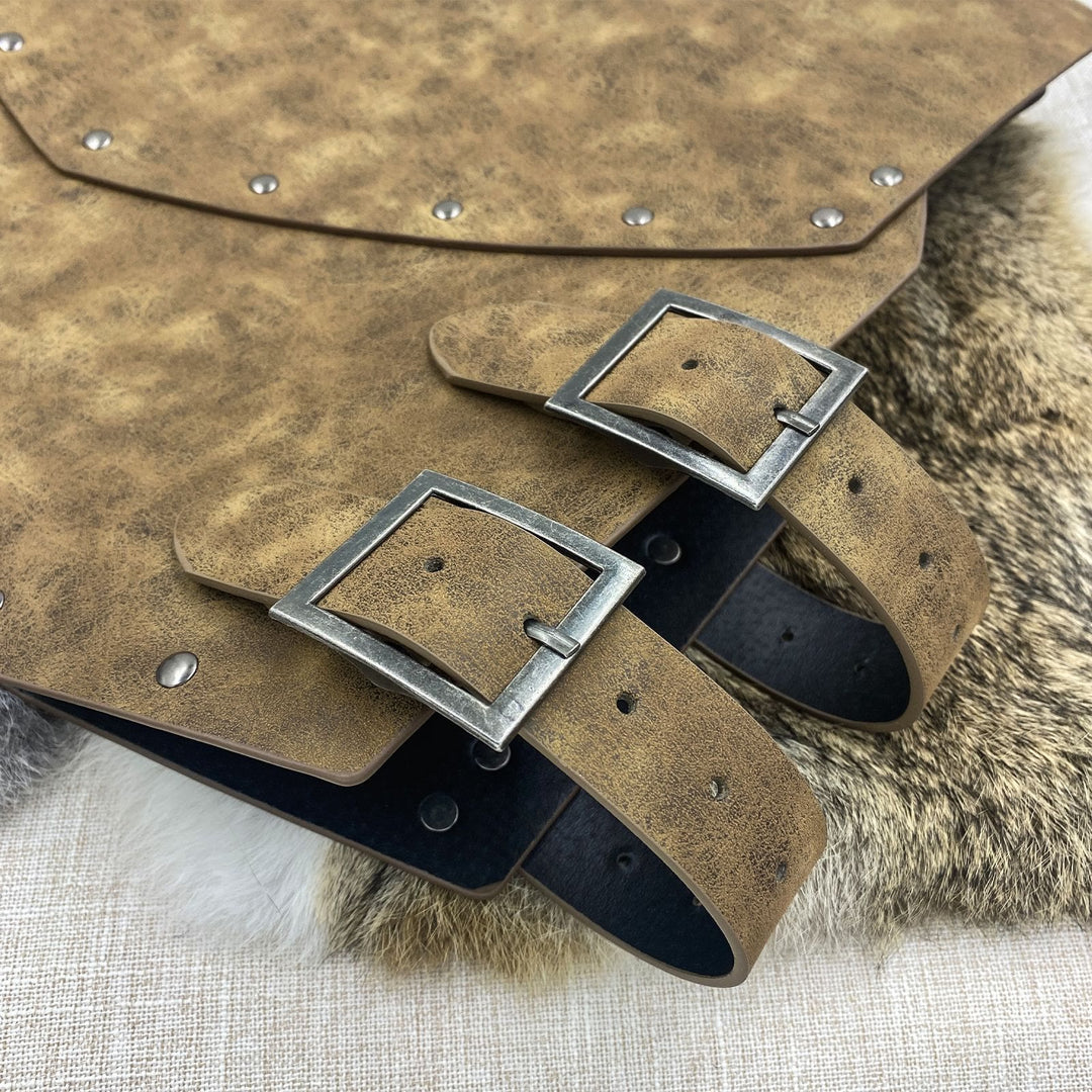 WorldNorse Retro Söldnerritter Brustpanzer aus Leder