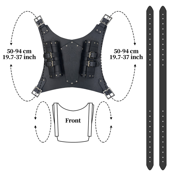 WorldNorse Keltischer Knoten Schwertscheide aus Leder mit Rückseite - image 6