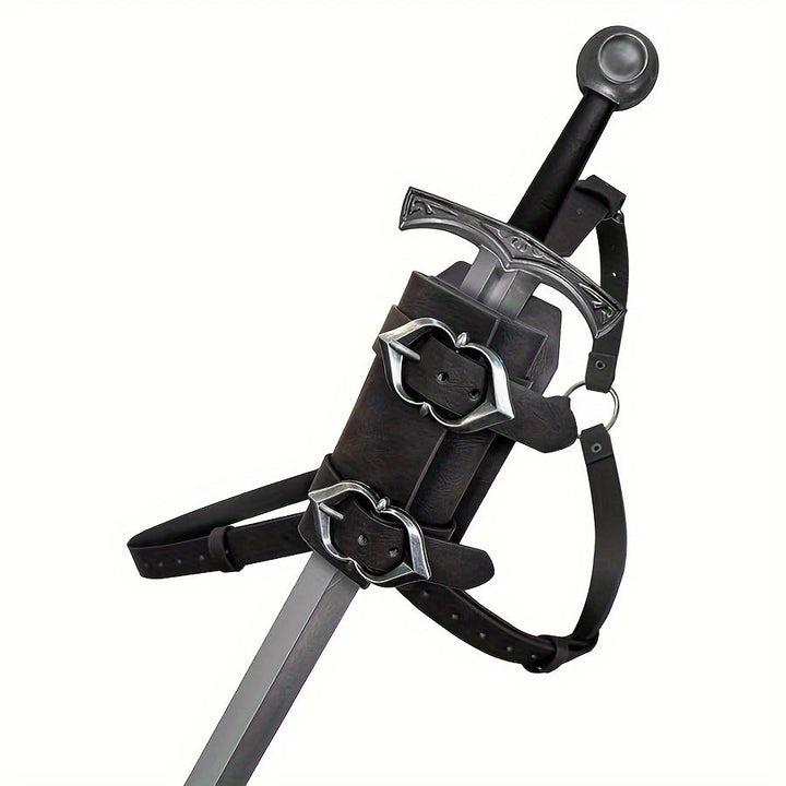 WorldNorse Mittelalterlicher Ritter-Schwerthalter aus Leder