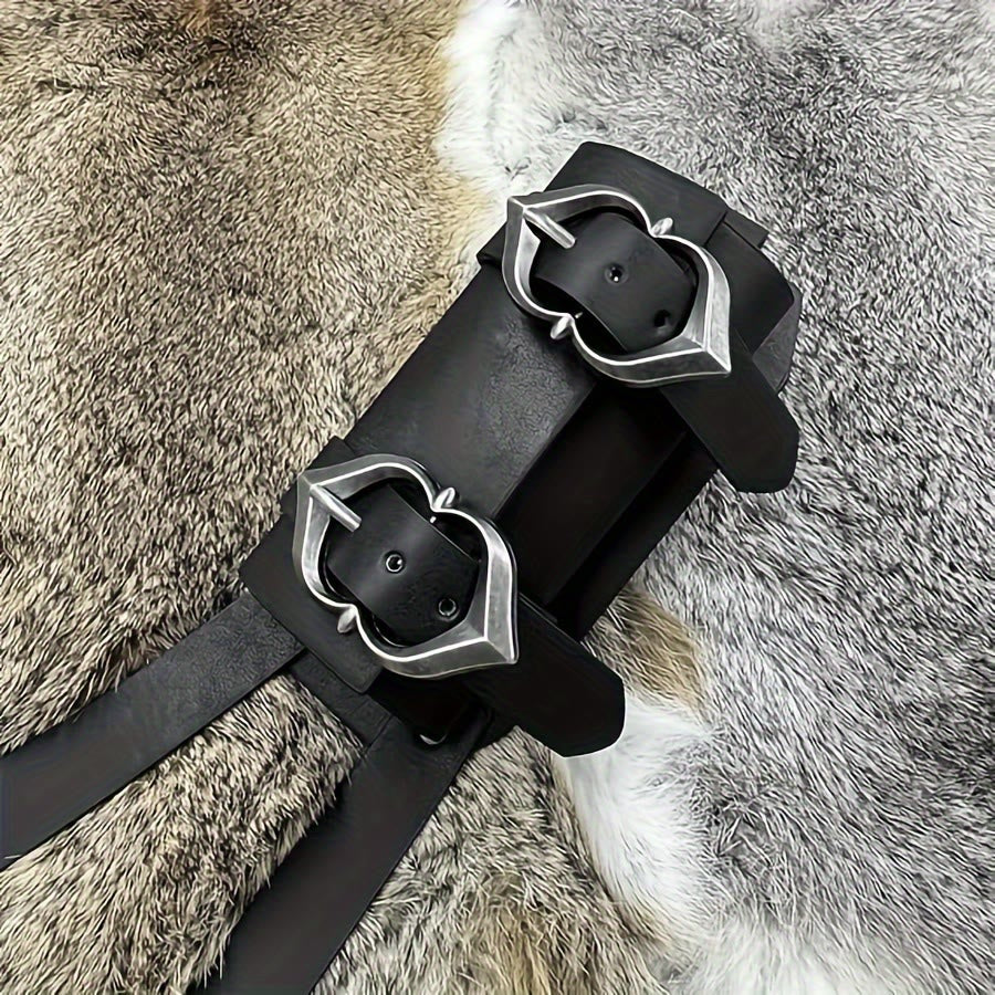 WorldNorse Mittelalterlicher Ritter-Schwerthalter aus Leder