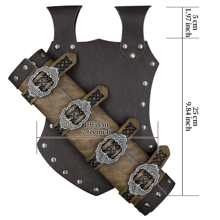 WorldNorse Keltischer Knoten Leder Schwertgürtelscheide