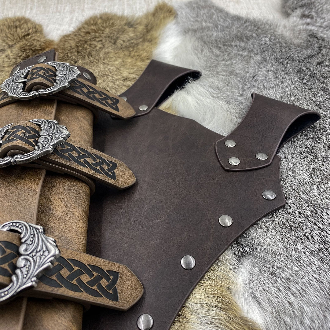 WorldNorse Keltischer Knoten Leder Schwertgürtelscheide