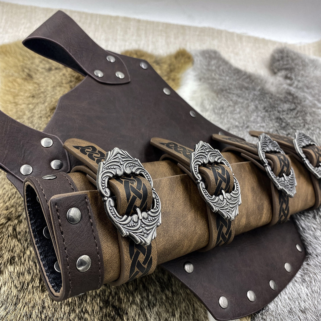 WorldNorse Keltischer Knoten Leder Schwertgürtelscheide