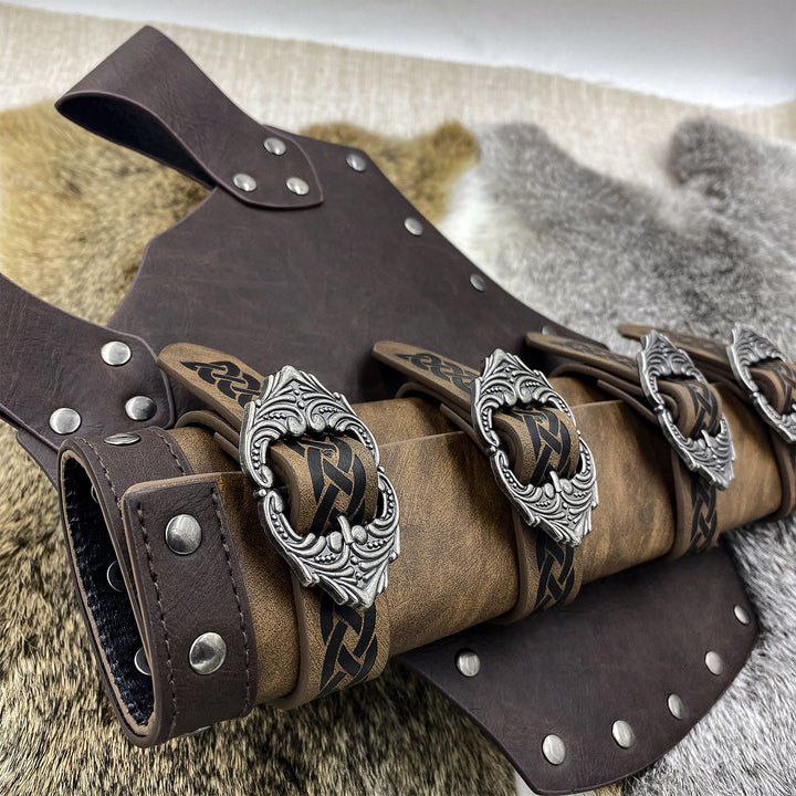 WorldNorse Keltischer Knoten Leder Schwertgürtelscheide