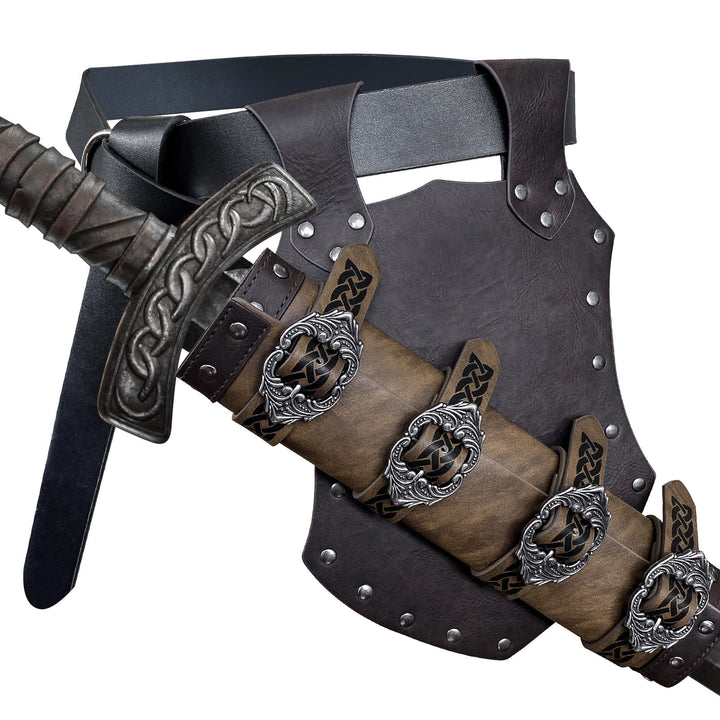 WorldNorse Keltischer Knoten Leder Schwertgürtelscheide