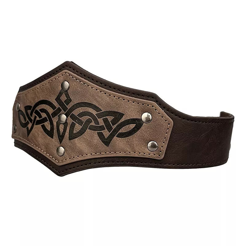 WorldNorse Stirnband mit geprägtem Keltischer Knoten aus Wikingermotiv