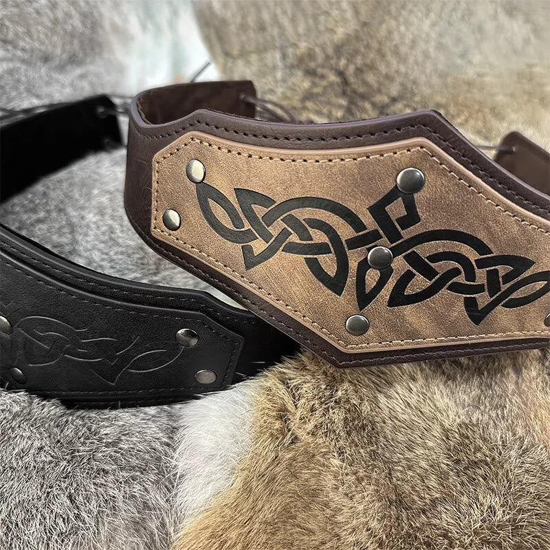 WorldNorse Stirnband mit geprägtem Keltischer Knoten aus Wikingermotiv