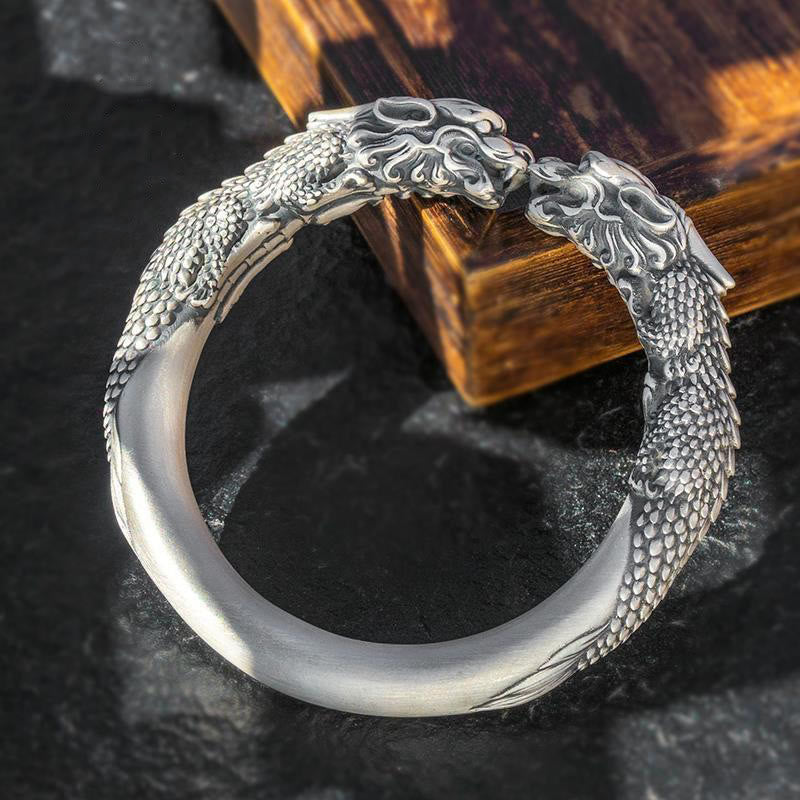 WorldNorse Guardian Drachenkopf-Drehmomentarmband