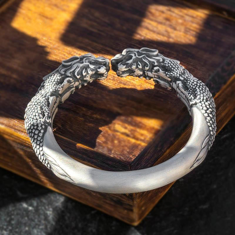WorldNorse Guardian Drachenkopf-Drehmomentarmband