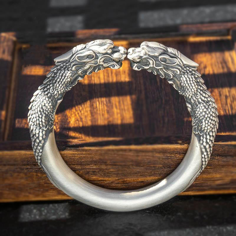 WorldNorse Guardian Drachenkopf-Drehmomentarmband
