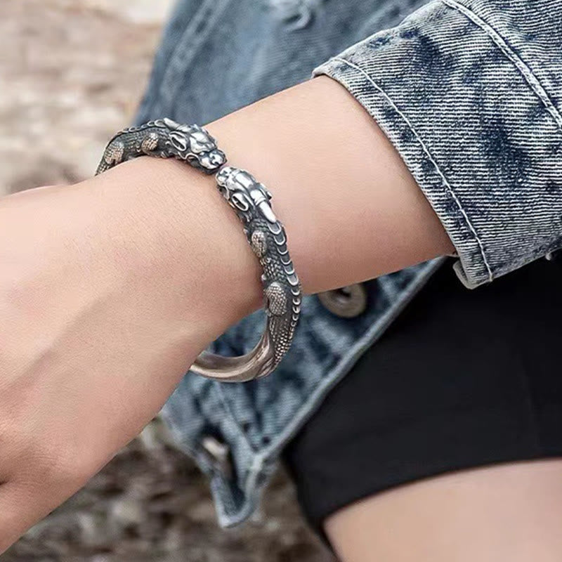 WorldNorse Guardian Drachenkopf-Drehmomentarmband