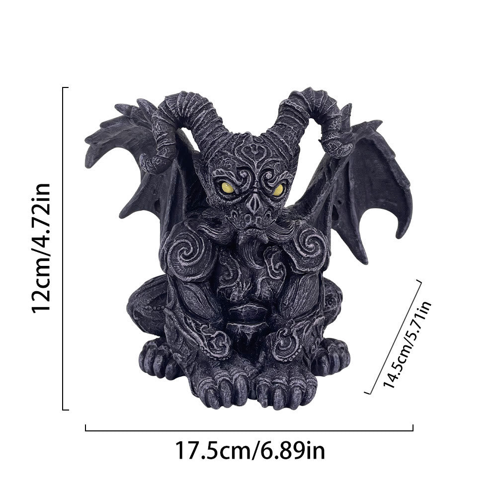 WorldNorse Halloween Drachenskulptur-Ornament