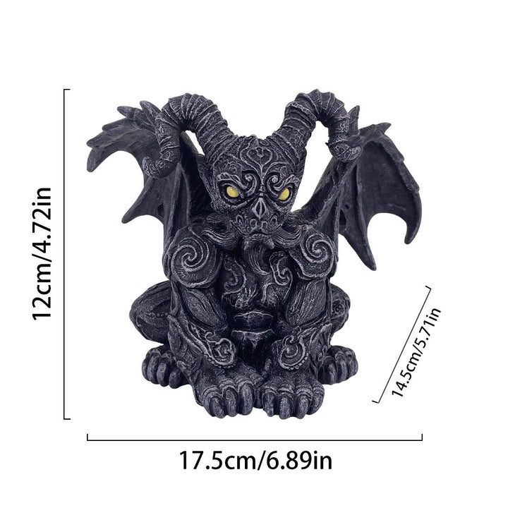 WorldNorse Halloween Drachenskulptur-Ornament
