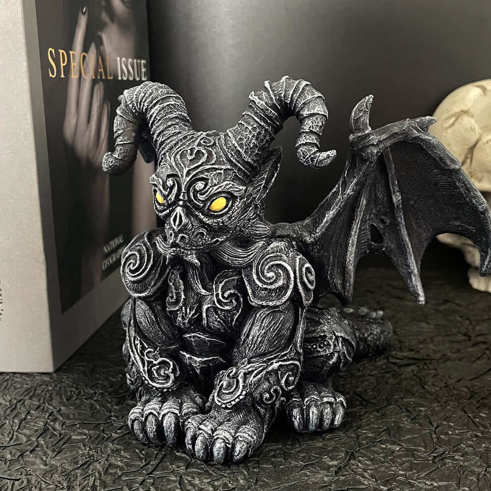 WorldNorse Halloween Drachenskulptur-Ornament