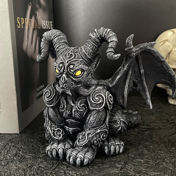 WorldNorse Halloween Drachenskulptur-Ornament