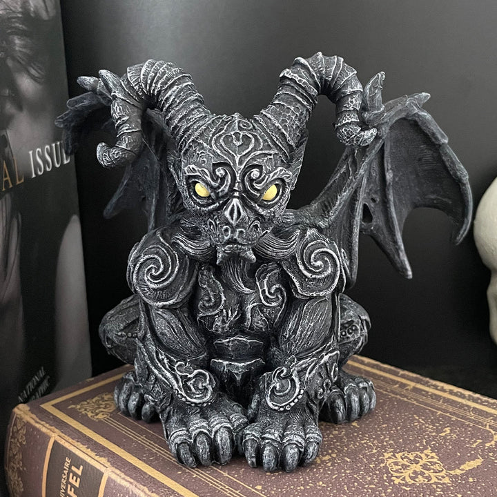 WorldNorse Halloween Drachenskulptur-Ornament