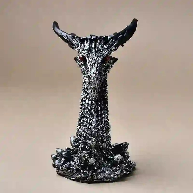 WorldNorse Drachenkopf-Display, Kugelsockel-Dekor