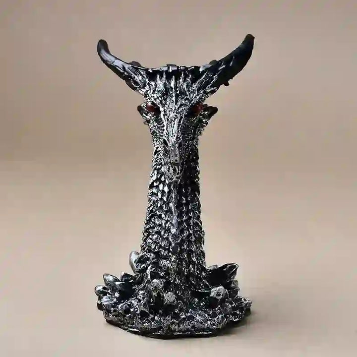 WorldNorse Drachenkopf-Display, Kugelsockel-Dekor