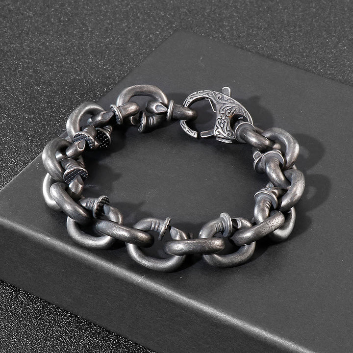 WorldNordisches Nagelgliederkettenarmband