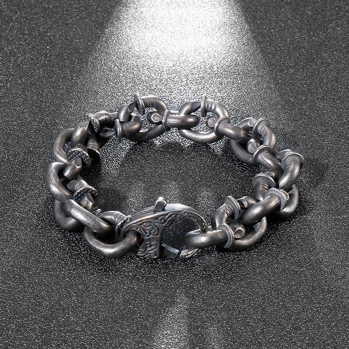 WorldNordisches Nagelgliederkettenarmband