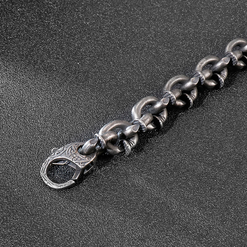 WorldNordisches Nagelgliederkettenarmband