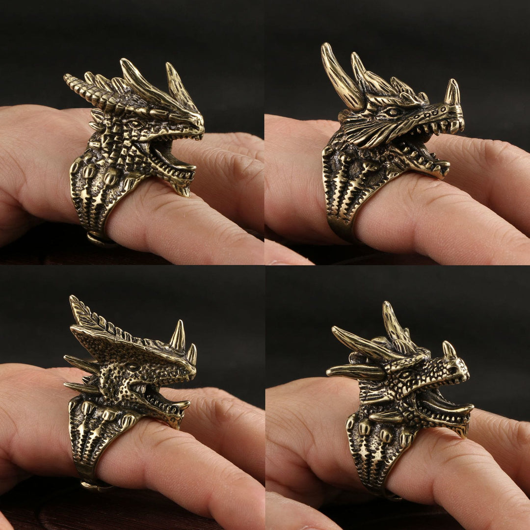 WorldNorse Warcraft Tyrannosaurus Drachenkopfring