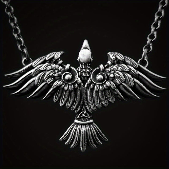 WorldNordische Wikinger-Halskette mit keltischem Raven
