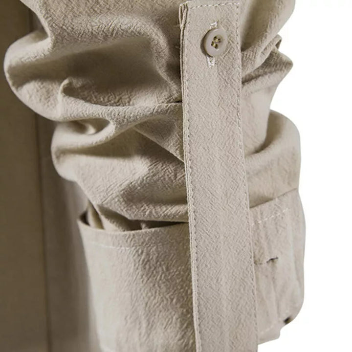 WorldNorse Mittelalterliches Henley-Kostümhemd mit Schnürung - image 5