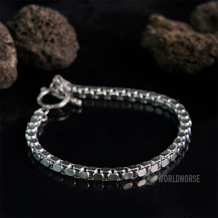 WorldNorse Fang Perlenarmband mit Ein-Wort-Schnalle