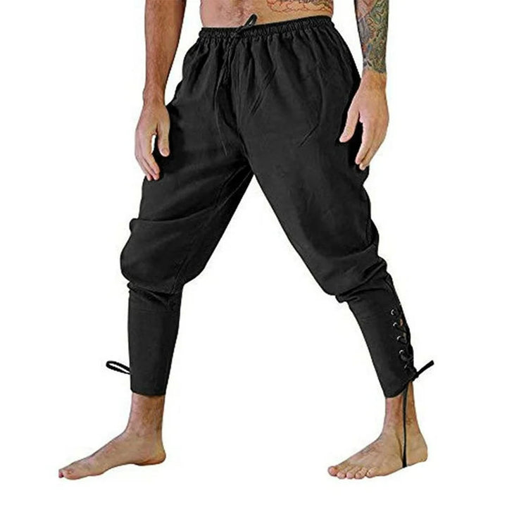 WorldNorse Viking Traditionelle Kostümhose mit Knöchelschnürung
