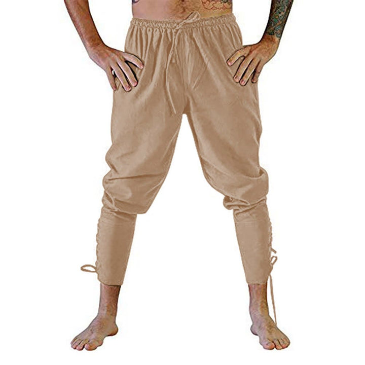 WorldNorse Viking Traditionelle Kostümhose mit Knöchelschnürung