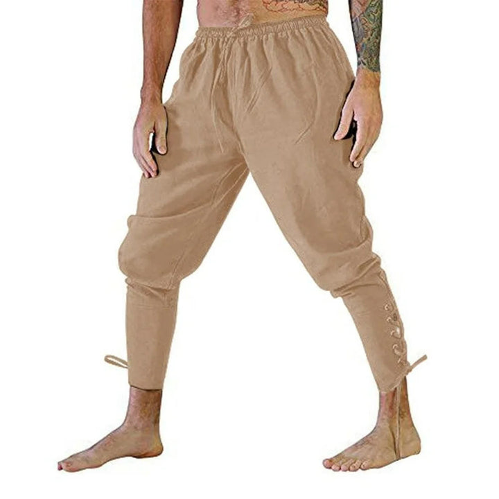 WorldNorse Viking Traditionelle Kostümhose mit Knöchelschnürung